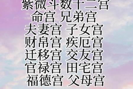 紫薇斗数副星