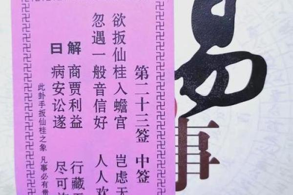 观音灵签解签28签