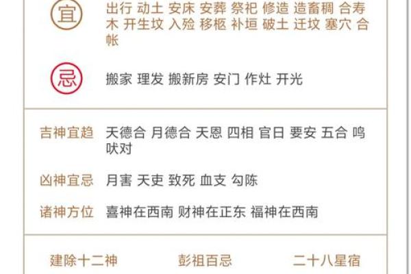 老黄历每日属相相冲  今日黄历每日宜忌
