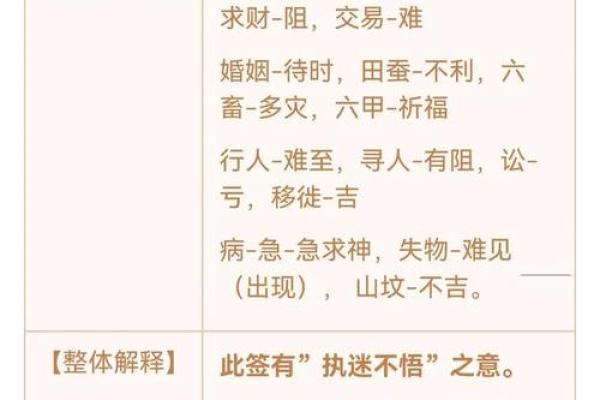 观音灵签4签求