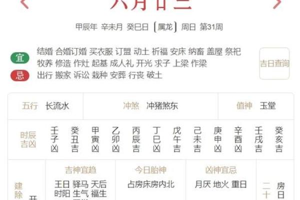 黄历上的吉凶宜忌又叫什么
