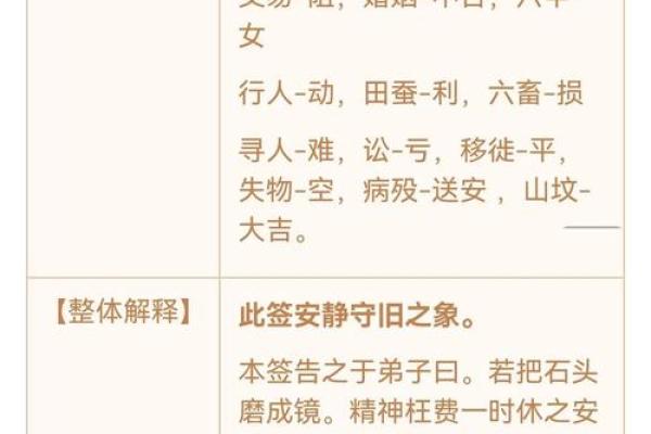 慈悲娘娘灵签21
