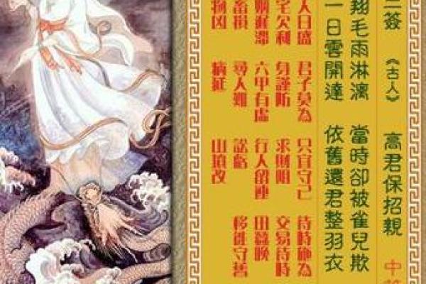 观音灵签抽签八四十签