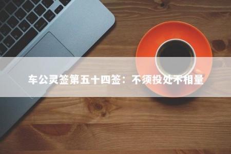 车公灵签第五十四签：不须投处不相量