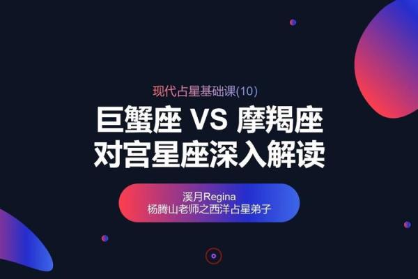 巨蟹座女和摩羯配对好吗