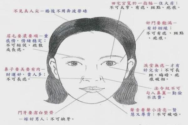 有关印堂面相算命图解