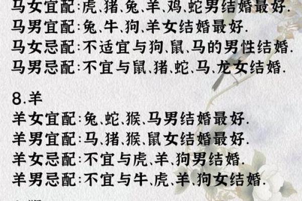 属相婚配表配对查询