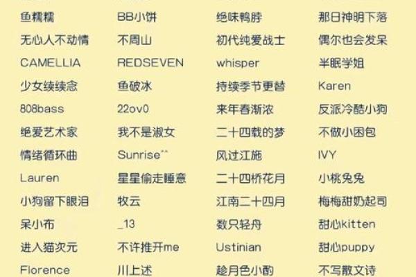 qq名字大全女孩唯美孤独