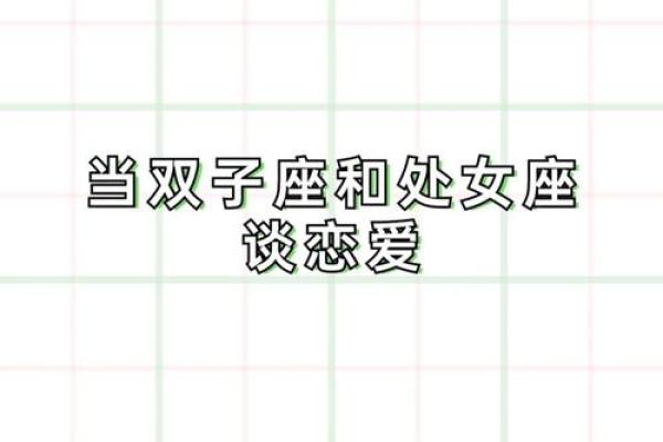 双子处女座配对分析