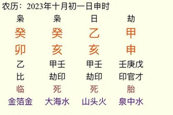 最准八字排盘详解