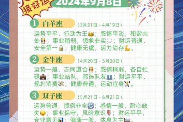星座19年8月1日运势