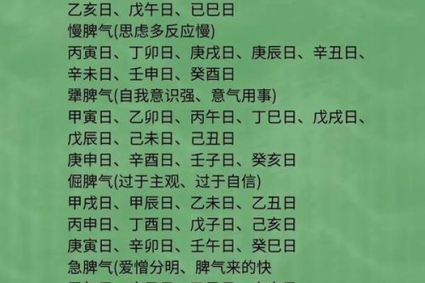 八字日柱阴阳差错