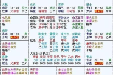 紫薇斗数先天盘
