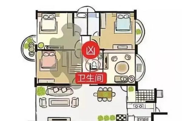 厕所对着床的风水问题