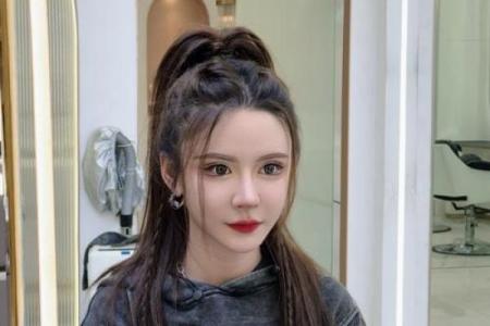 12星座的头发怎么扎高马尾