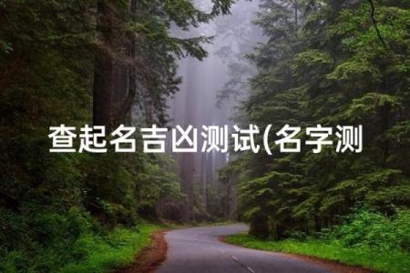 姓名测分免费测试周易