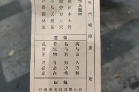 八卦灵签第五十六签解签