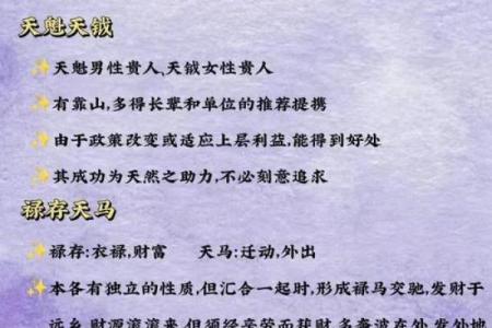 紫微斗数诸星落命宫之：天魁、天钺星详解