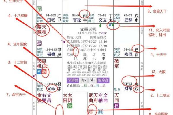 紫微斗数四化飞星在线排盘 紫薇斗数四化飞星？