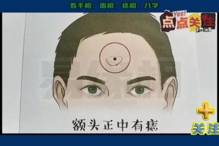 额头长胎记算命一生