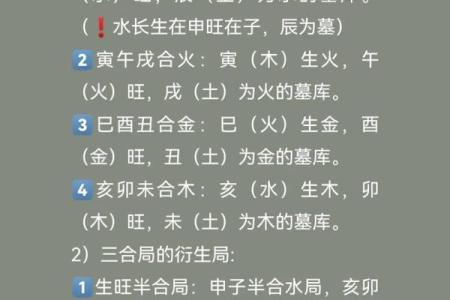 八字命理中的八字地支三合局
