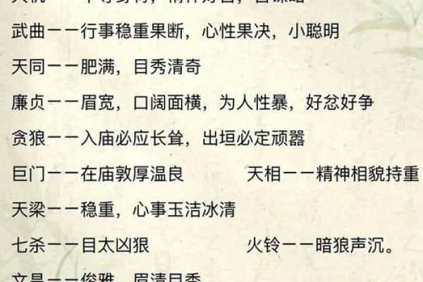 紫微斗数看老公：好男人类型，大男人类型，火爆浪子类型，不负责任类型，桃花多多类型