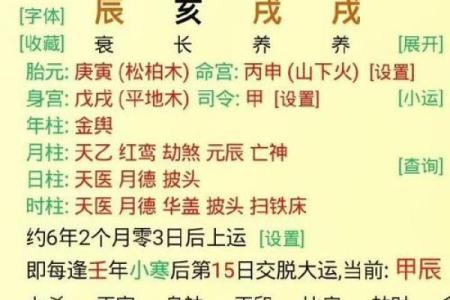 批八字大运