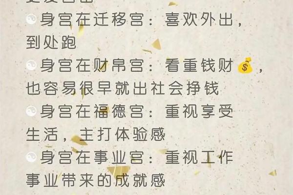 紫薇斗数中最重要的是身宫