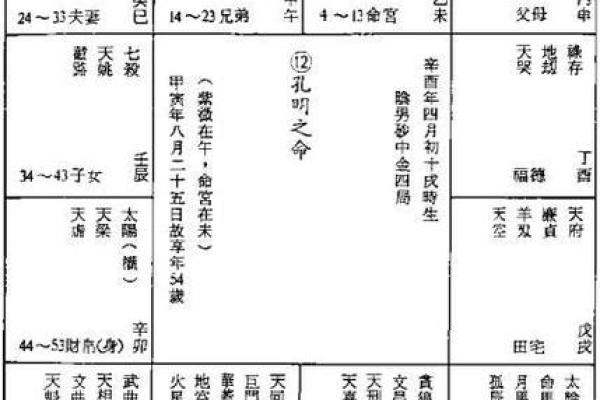 台湾紫微斗数小限派 紫微斗数小限排盘？
