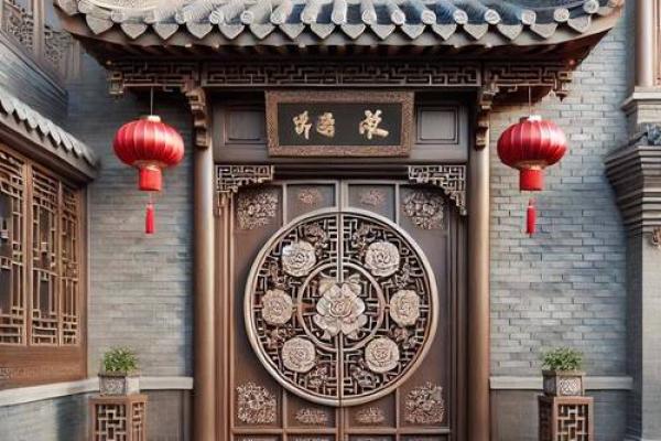 小区门两侧的房子风水