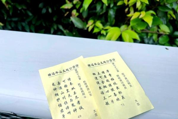 土地爷灵签22