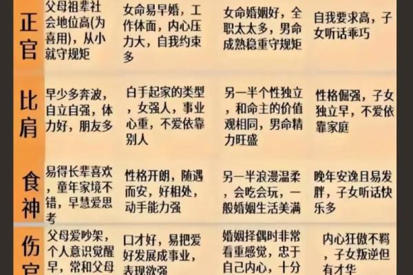 十神与八字