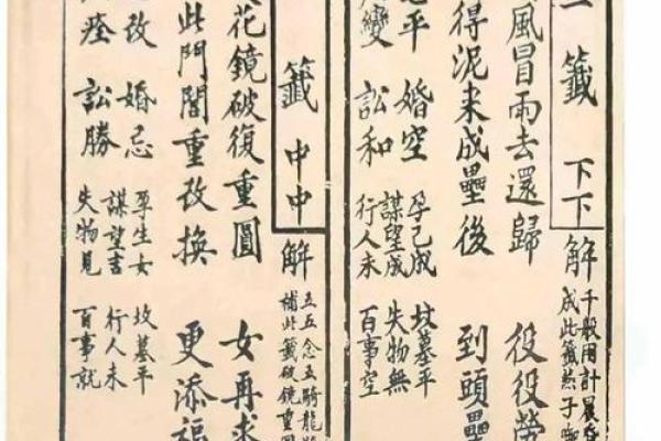 观音灵签中都有六甲吗