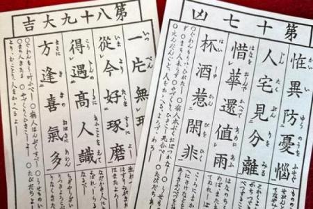 浅草寺灵签99签