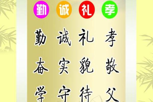 班训八字