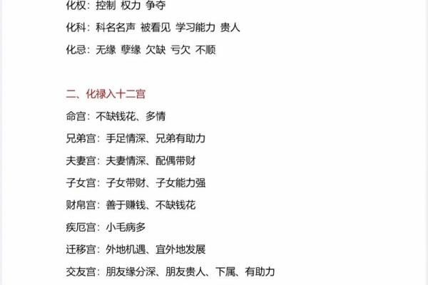 紫薇斗数事业宫化忌